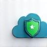 Cloud and shield icon representing secure cloud-based access